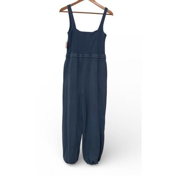 New Free People Movement Jumpsuit Womens Small Inbound One Piece Misty Blue NWT - Picture 3 of 11
